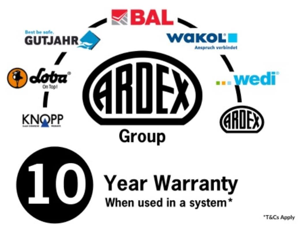 Thread 'The Ardex brands that get you a 10 Year Warranty'