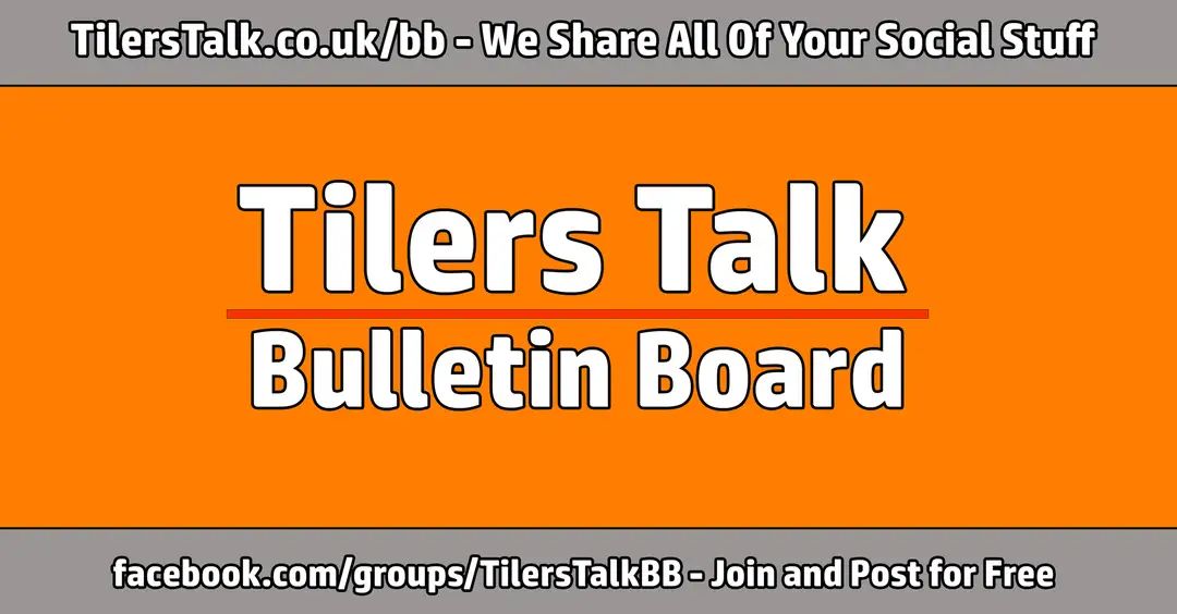 Tilers Talk BB [Tilers Talk] The Bulletin Board for the Tiles Industry