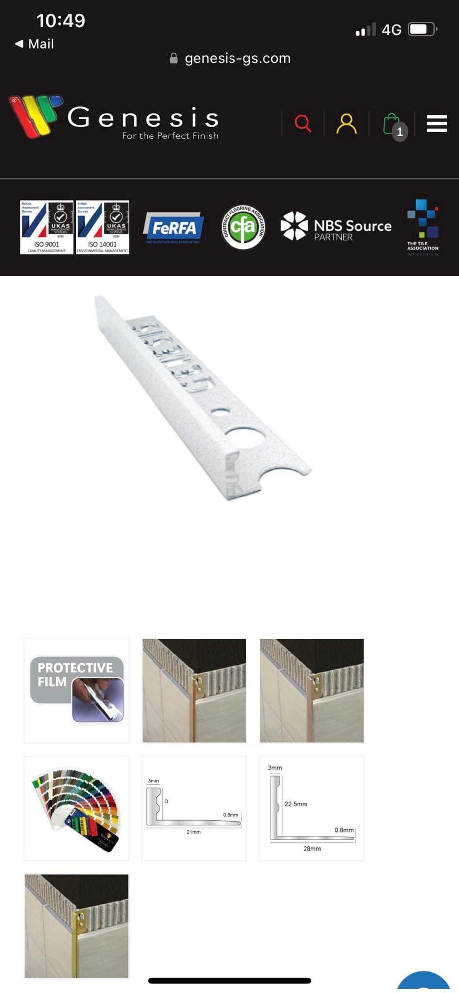 Specific Genesis Trims Close to Branbury Oxfordshire - TF Tile Suppliers